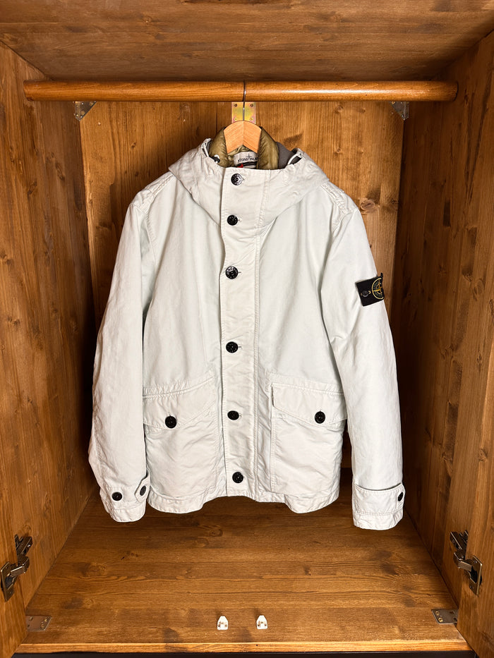 AW15 DAVID TC WITH DETACHABLE DOWN INNER in White