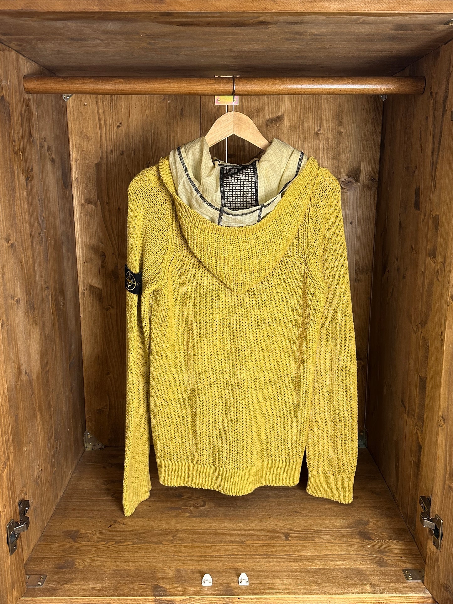 SS10 COTTON/FLAX JUMPER in Ochre Yellow