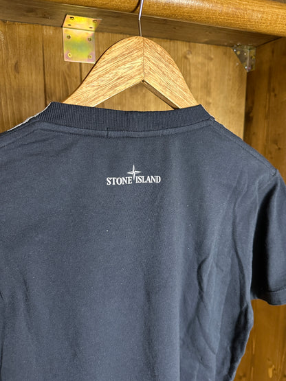 AW22 LOGO TEE in Blue