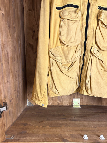 SS95 Fallschirmjacke mit Mesh-Futter in verwaschenem Gelb