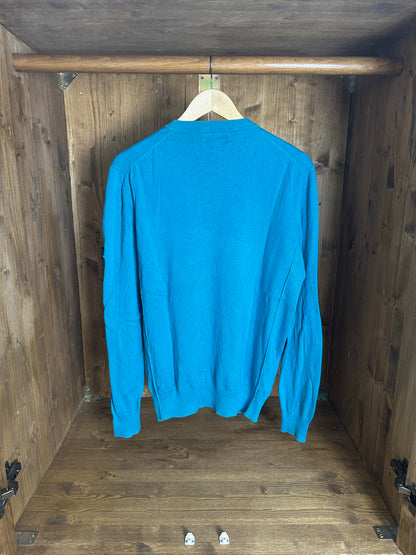 AW18 COTTON JUMPER in Water Blue
