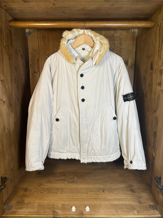 AW1985 COYOTE BEIGE FUR TRIM HOOD JOCK