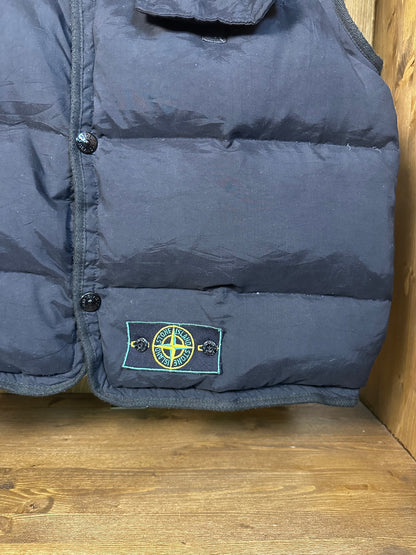 AW1994 PURE BLACK GOOSE DOWN GILET