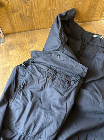 SS18 STRETCH NYLON CARGO in Black