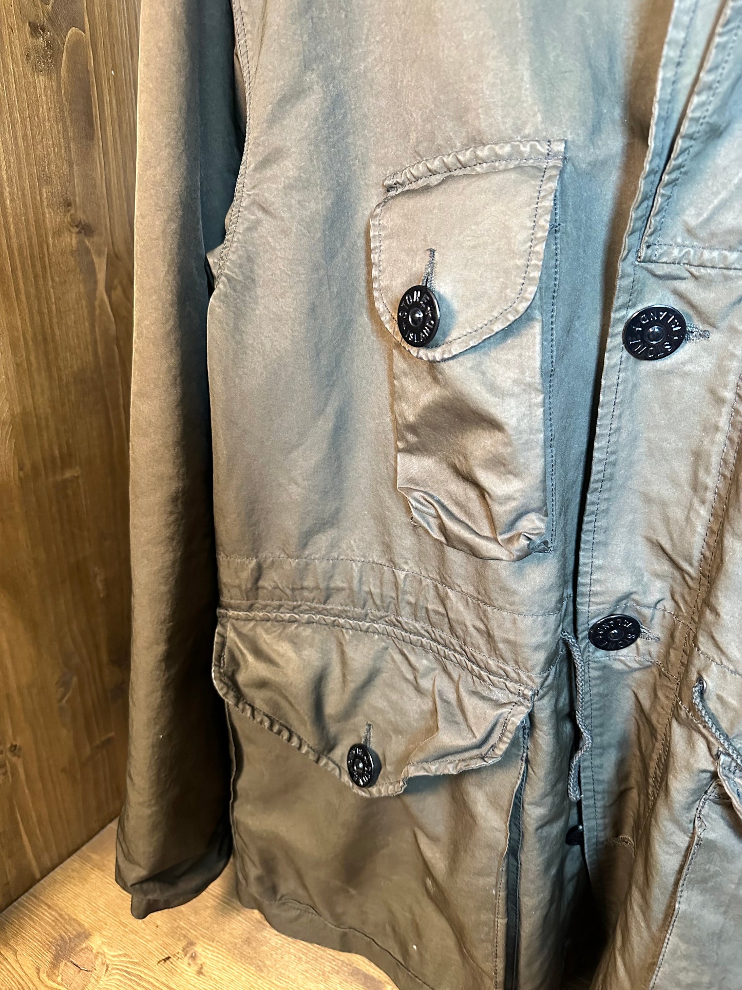 AW07 BROWN DAVID-TC UTILITY PARKA with detachable boiled wool liner