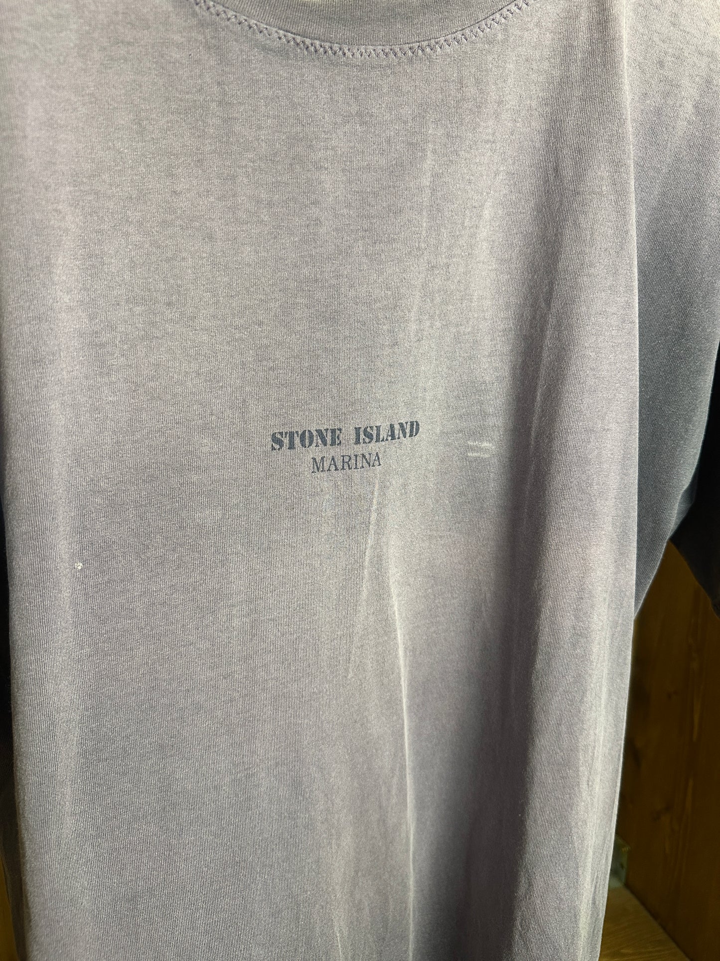 SS95 STONE ISLAND MARINA TEE in Torquise Blue