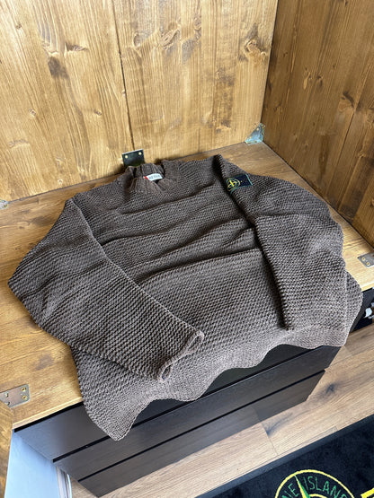 AW95 CHENILLE JUMPER in Oak Brown