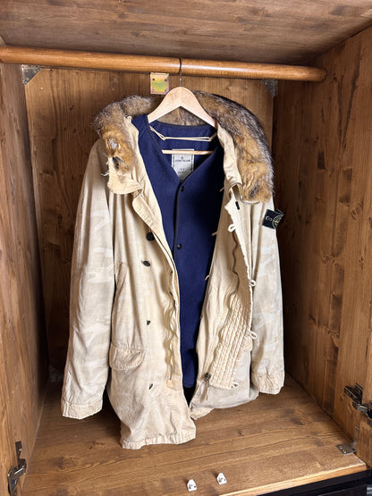 AW90/91 LUPO ICE JACKET CAMOUFLAGE COTTON RIPSTOP-ARMOR in Beige