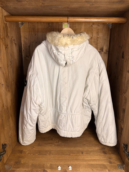 AW84 JOCK COUNTRY QUILTED JACKET in Pure White & Light Green