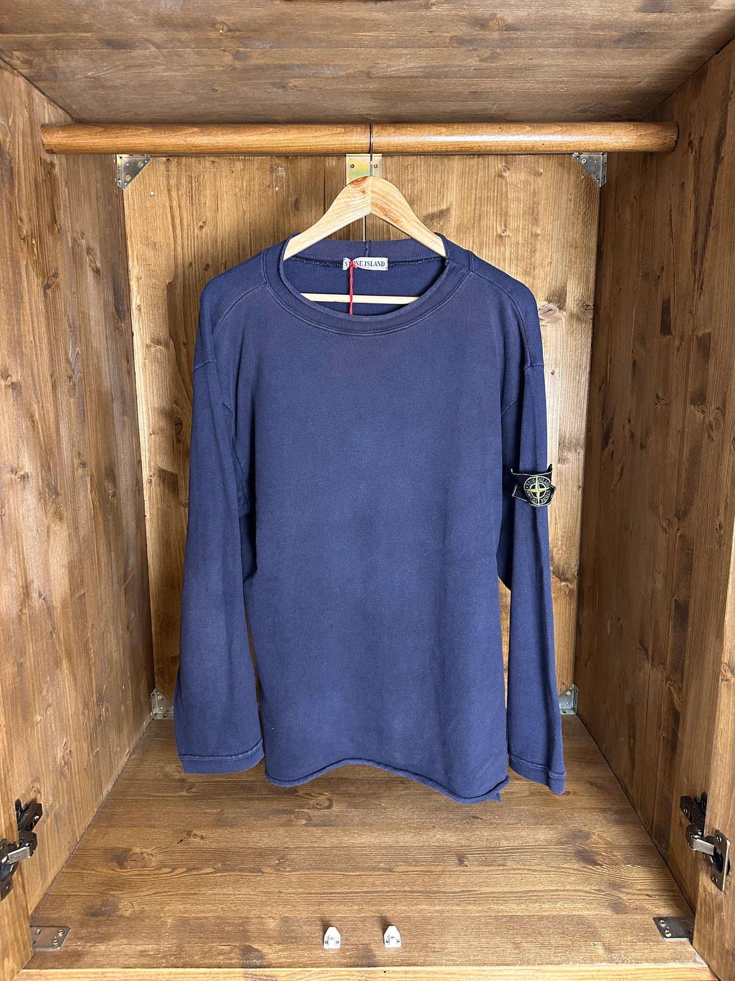 AW99 COTTON JUMPER in Grey Blue