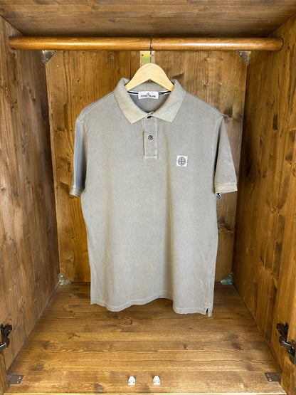 SS19 POLO SQUARE BADGE in Light olive grey