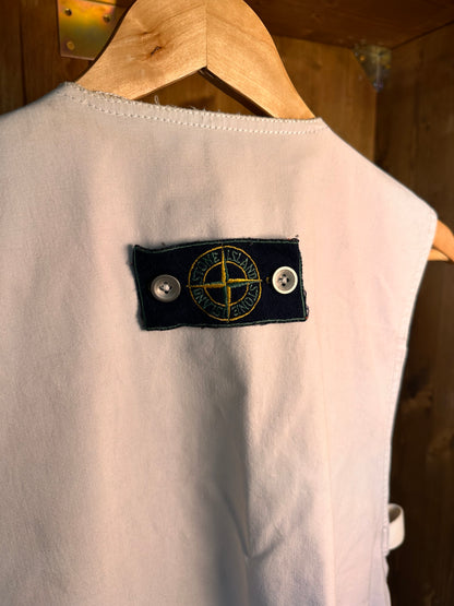 SS1983 TELA STELLA WHITE UTILITY REFLECTIVE VEST