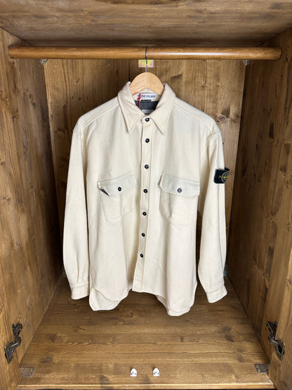 AW96 WOOL OVERSHIRT in Beige