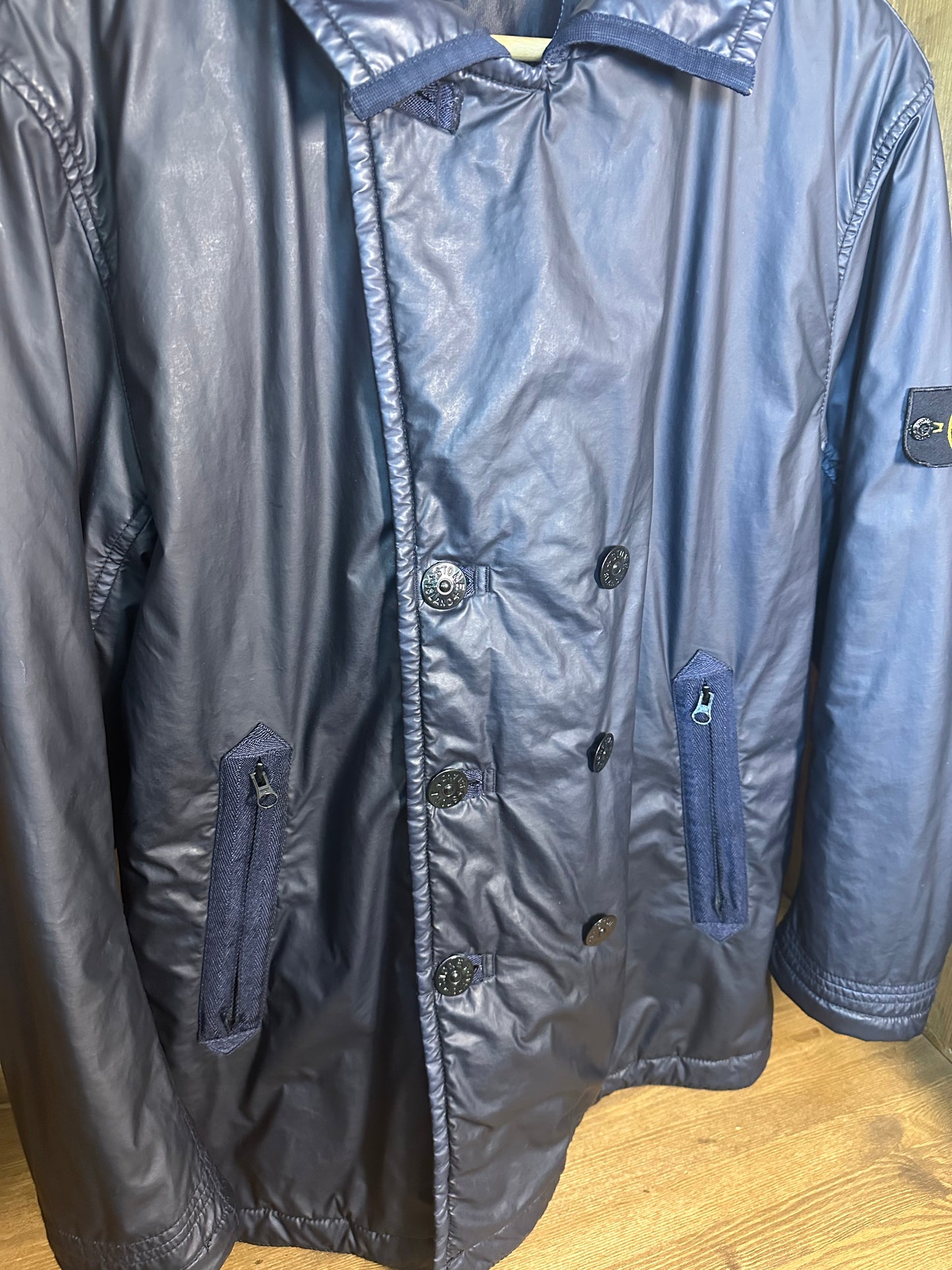 BLU MIDNIGHT MUSSOLA GOMMATA TRENCH 30th year anniversary