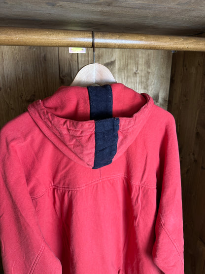 AW85 HOODIE in Blossom Red & Black