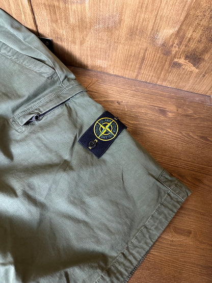 COTTON SHORTS in Green