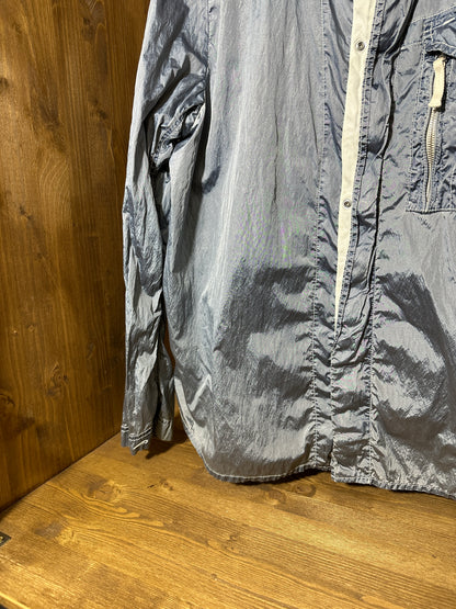 SS10 NYLON METAL JACKET in Quartz Grey