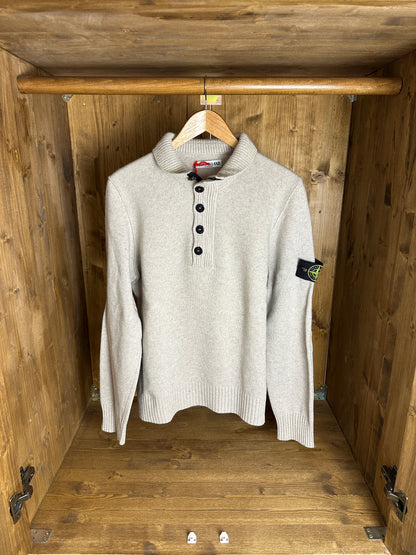 AW11 WOOL CARDIGAN in Light Grey