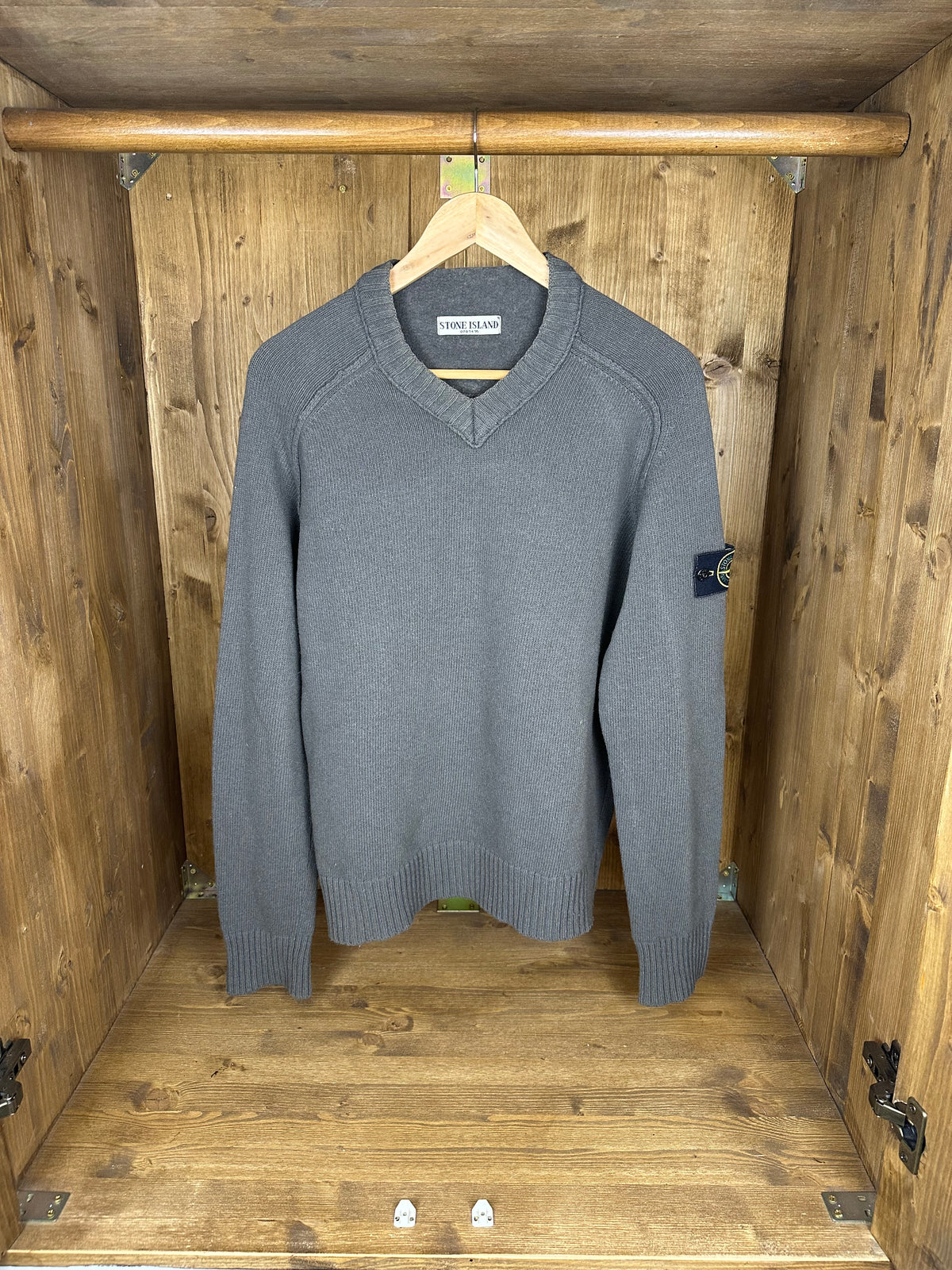 Aw06 AW06 WOOL JUMPER in Light Brown – Big Badge Archivio