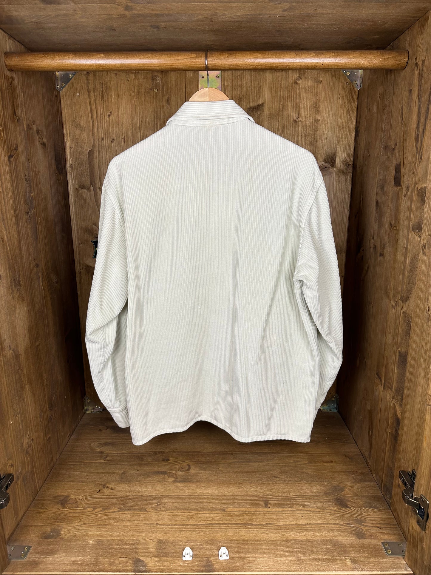 AW94 CORDUROY OVERSHIRT in Cream White