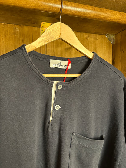 AW23 STONE ISLAND MARINA TEE in Grey Blue & White