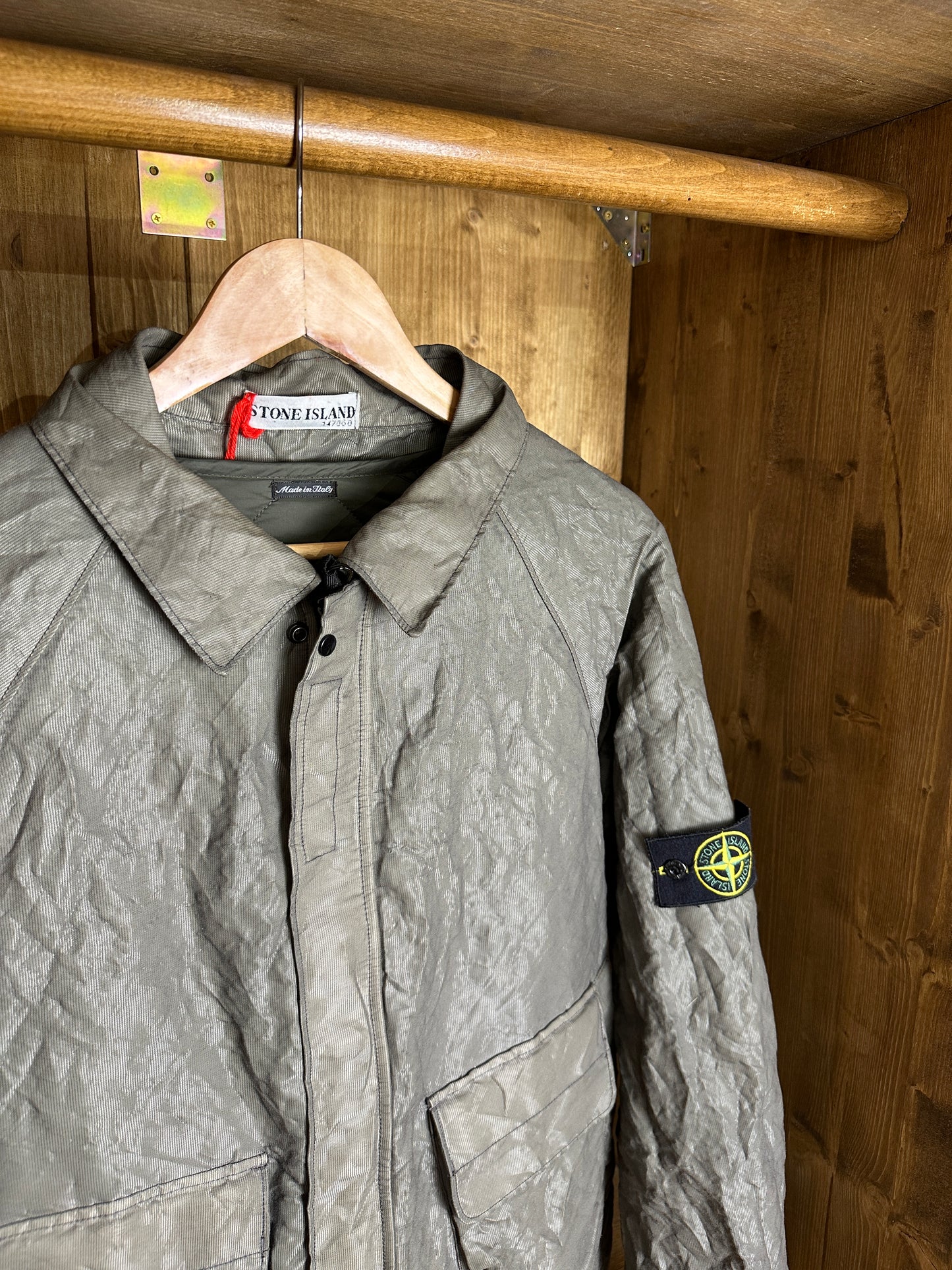 AW00 MONOFILAMENT MESH JACKET in Olive Brown