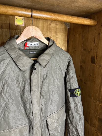 AW00 MONOFILAMENT MESH JACKET in Olive Brown