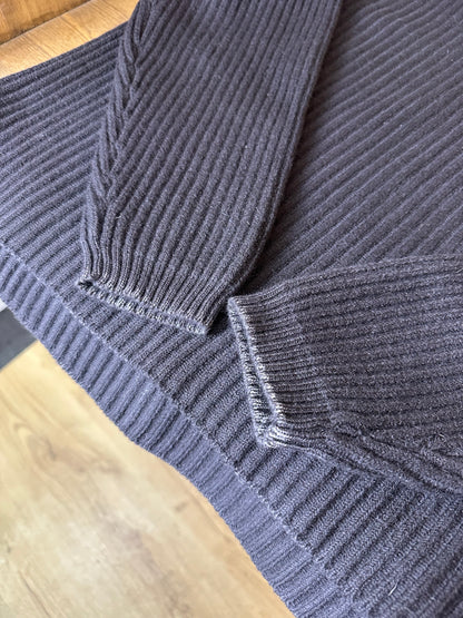 AW02 WOOL JUMPER in Brown