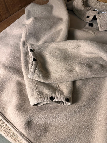 AW99 PILE CREWNECK in Light Brown