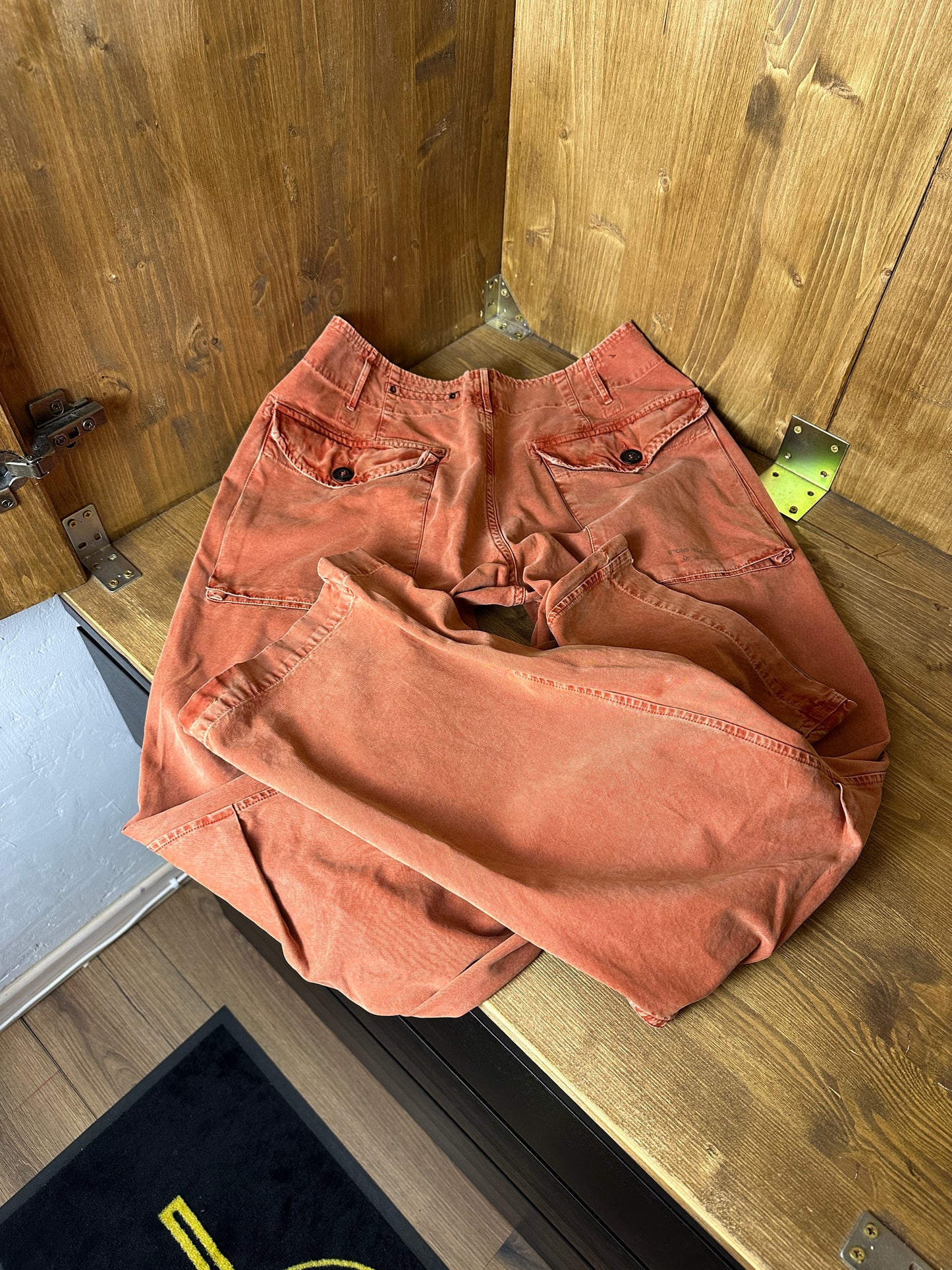 SS06 SI DENIM JEANS in Salmon Orange