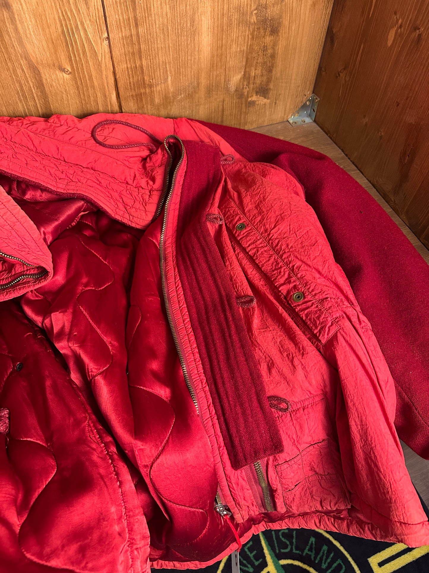 AW85 BONEVILLE PARKA in Flame Red
