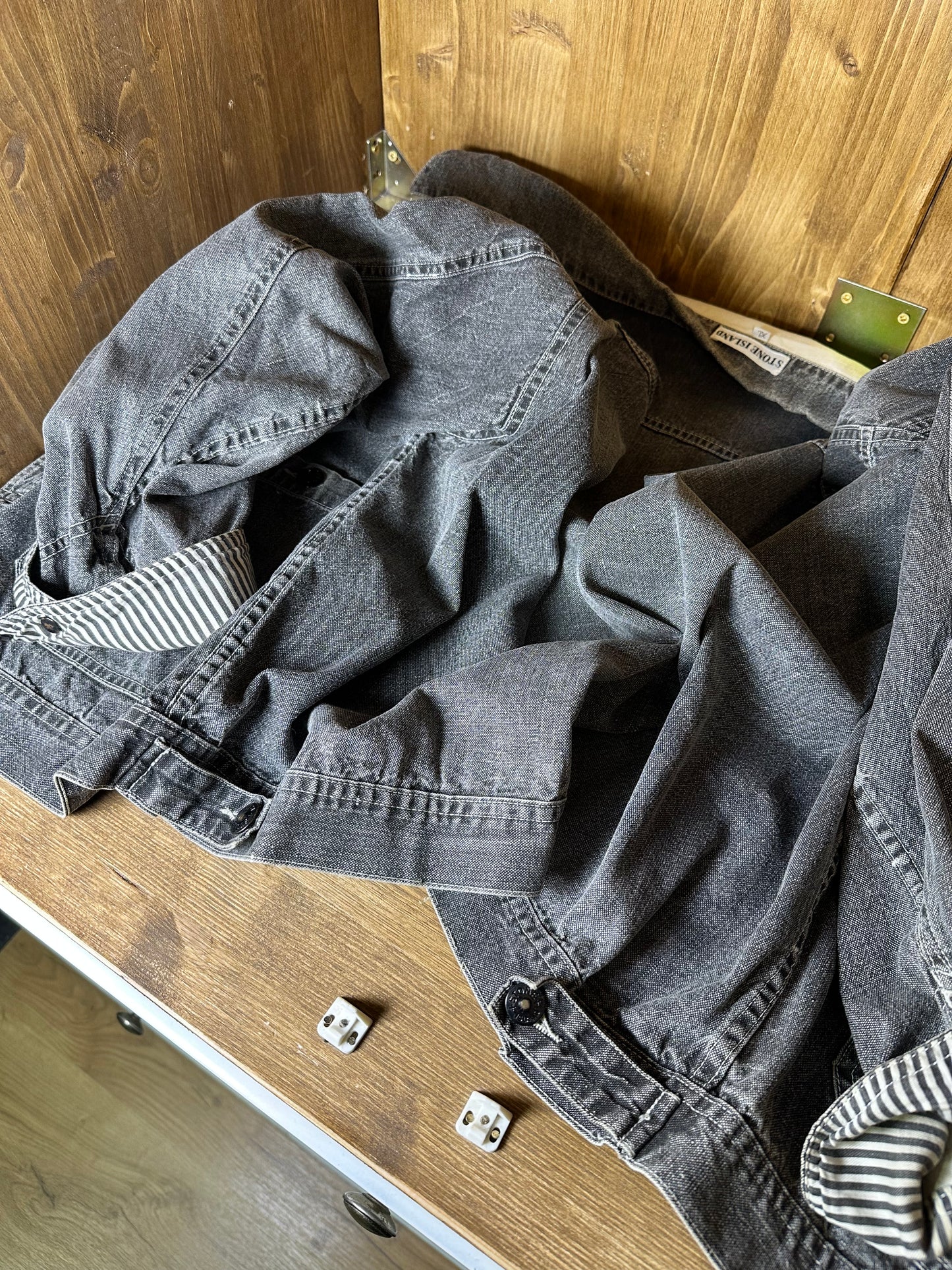 SS1988 PIGMENT PRINT DENIM CHORE CARPENTER cropped fit