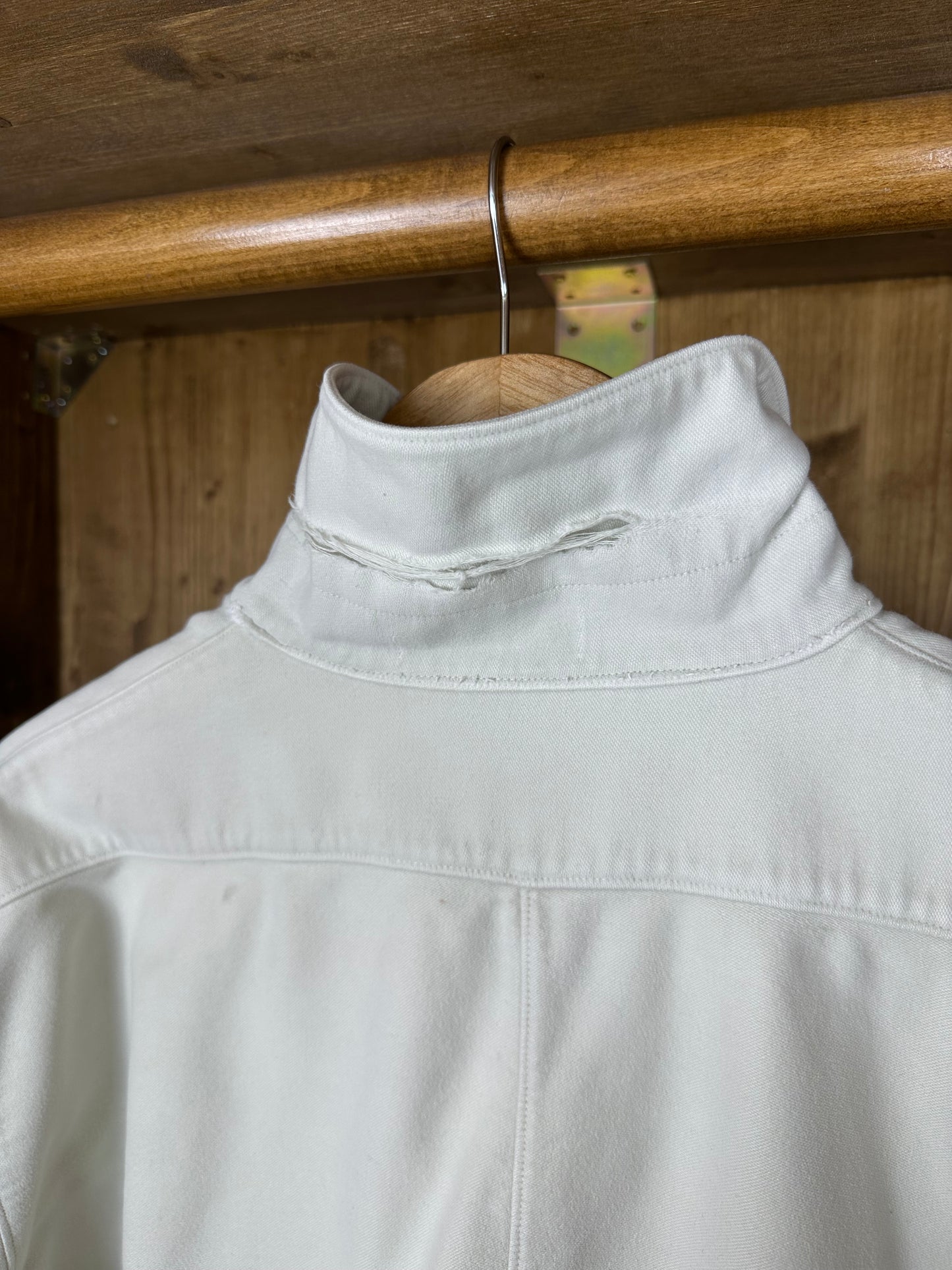 AW98 MOLESKIN COTTON OVERSHIRT in Grey