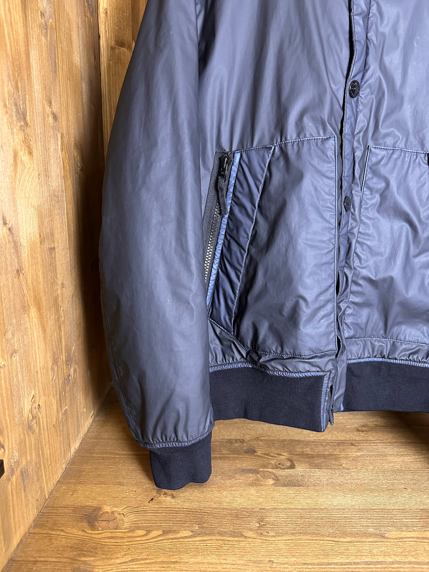 AW14 MUSSOLA GOMMATA in Blue Green