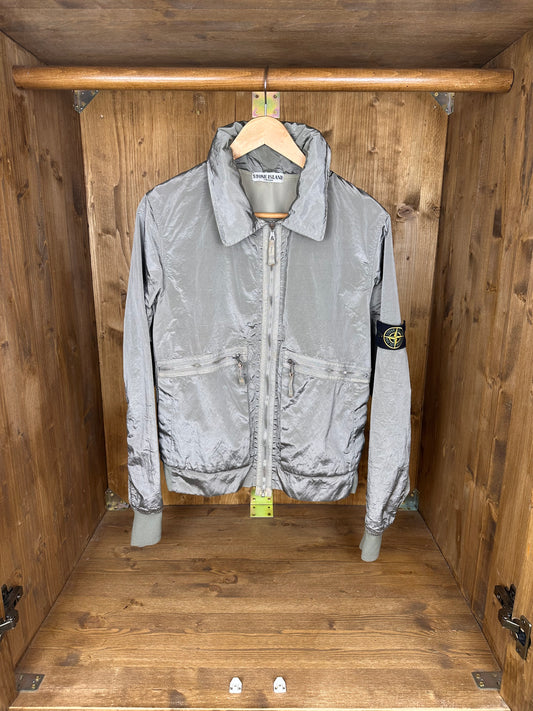 SS08 NYLON METAL FLIGTH BOMBER from Archivio in Space Grey