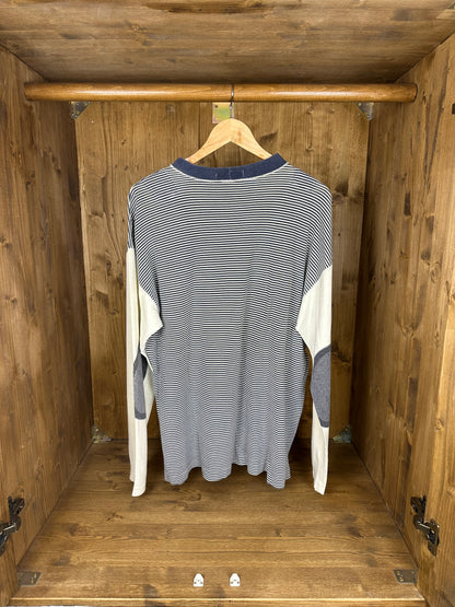 80s SPELLOUT LONGSLEEVE in Cyan