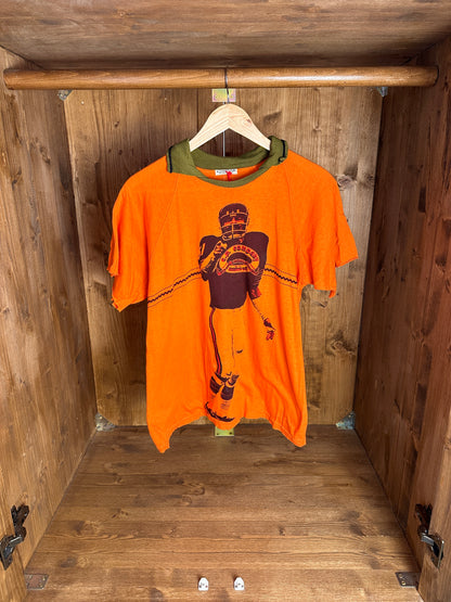 SS80 “Dick Butkus” SCREEN PRINTED POLO in Pure Orange