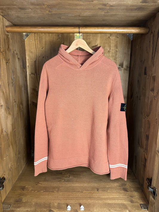 AW21 WOOL HOODIE in Rose