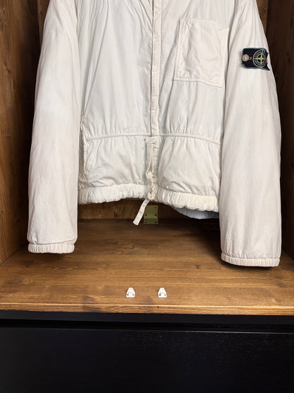 AW84 JOCK COUNTRY QUILTED JACKET in Pure White & Light Green