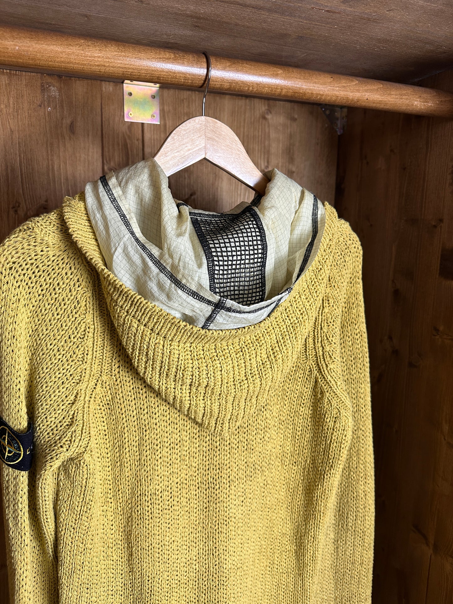 SS10 COTTON/FLAX JUMPER in Ochre Yellow