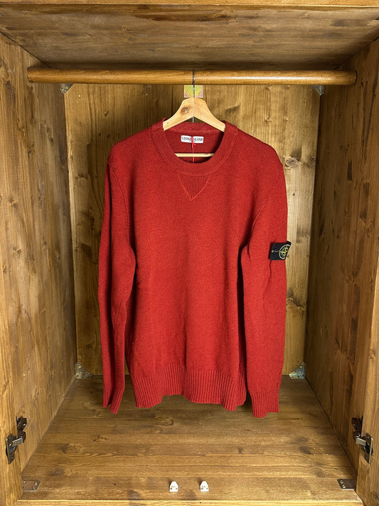 AW09 WOOL JUMPER in Carmine Red
