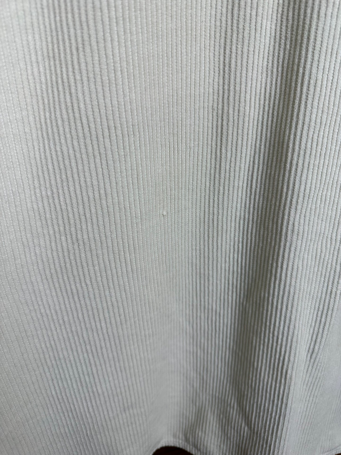 AW94 CORDUROY OVERSHIRT in Cream White