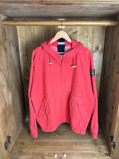 AW85 HOODIE in Blossom Red & Black