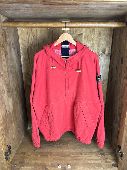 AW85 HOODIE in Blossom Red & Black