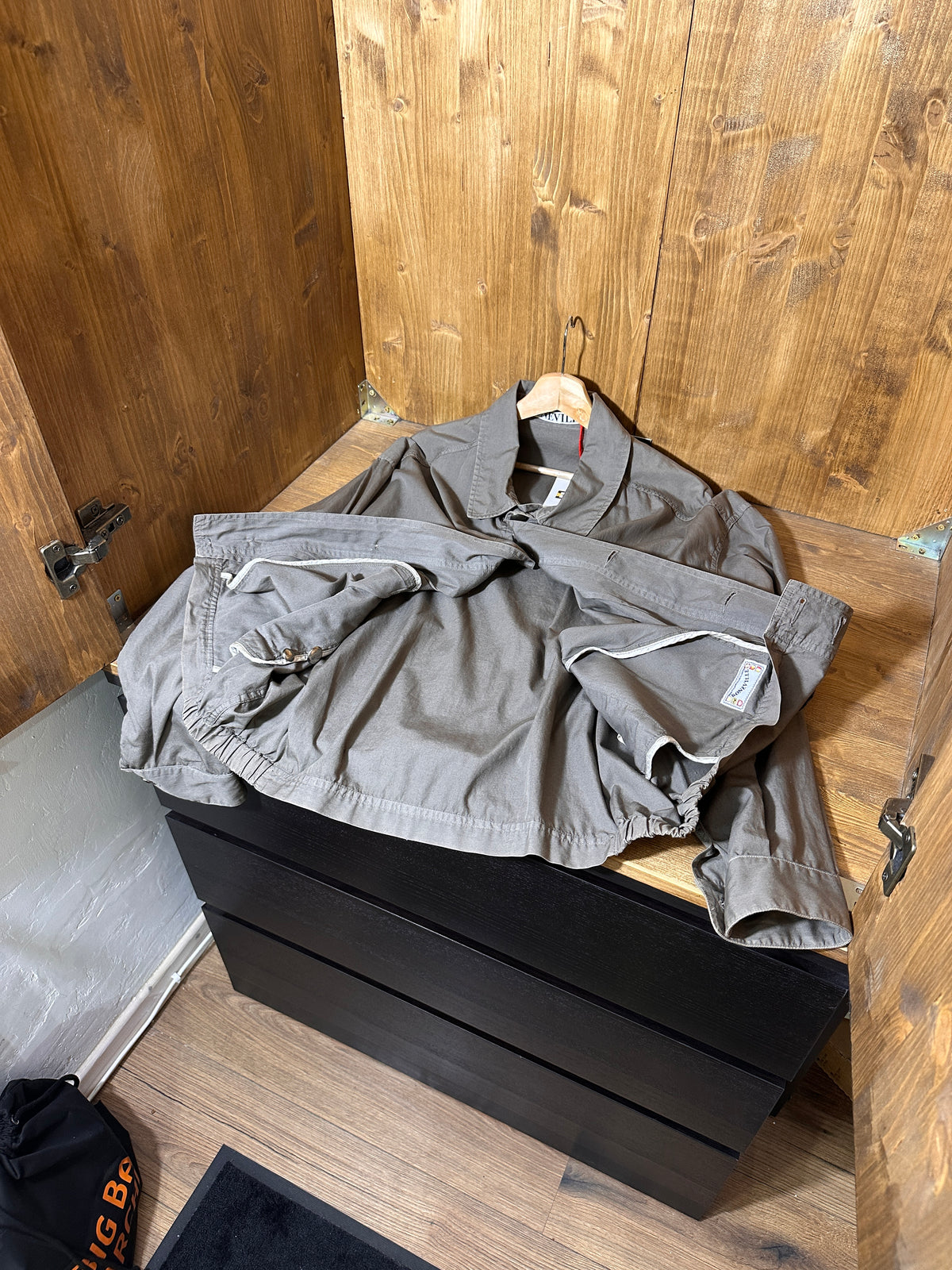 SS84 LIGHT COTTON BONEVILLE JACKET in Quartz Grey