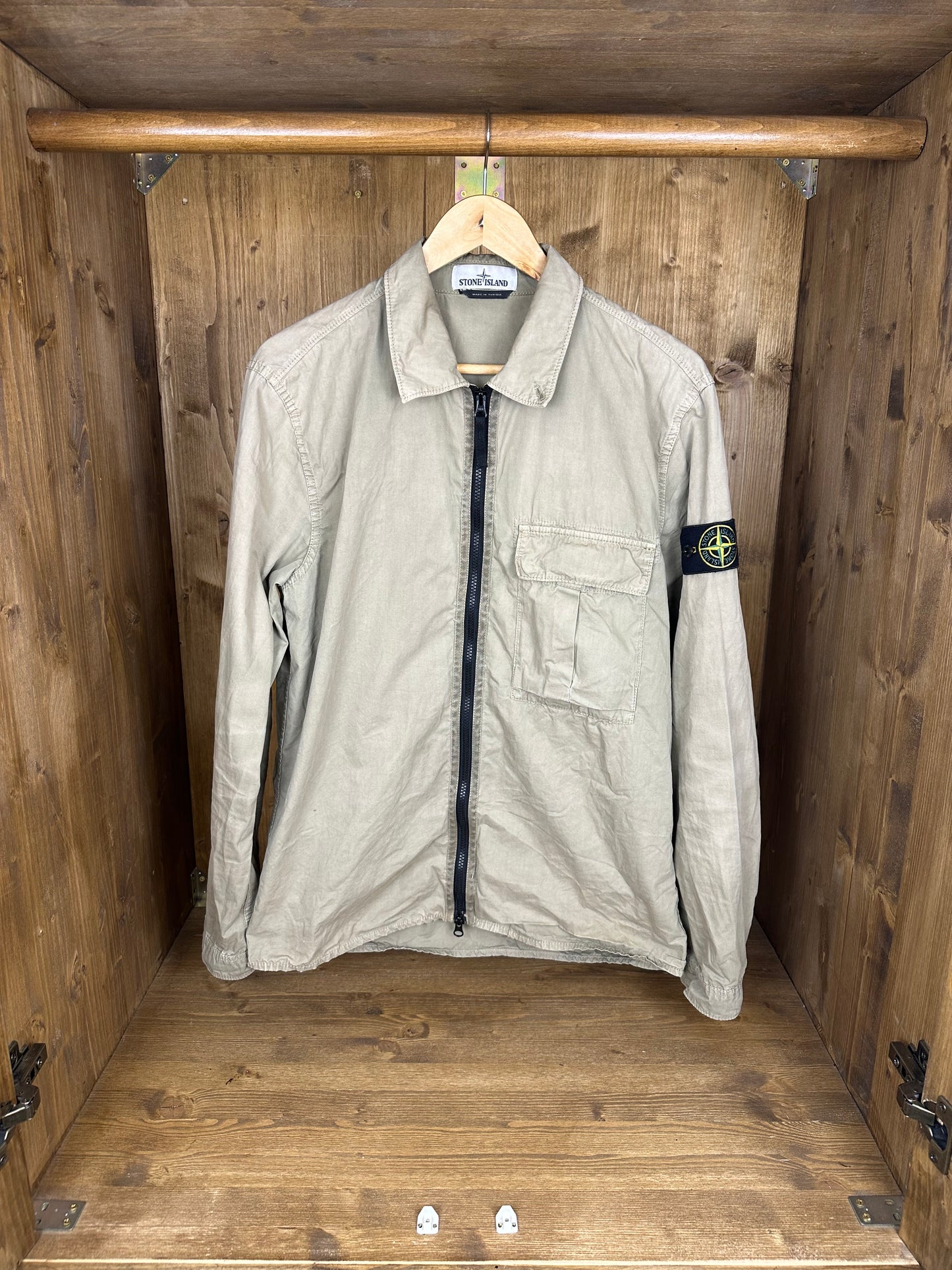 AW19 OVERSHIRT in Light Brown