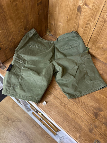 COTTON SHORTS in Green