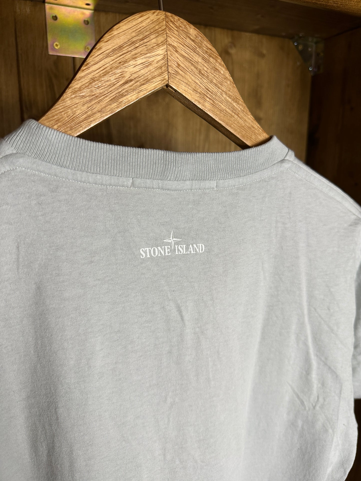 AW22 LOGO TEE in Ligth Grey