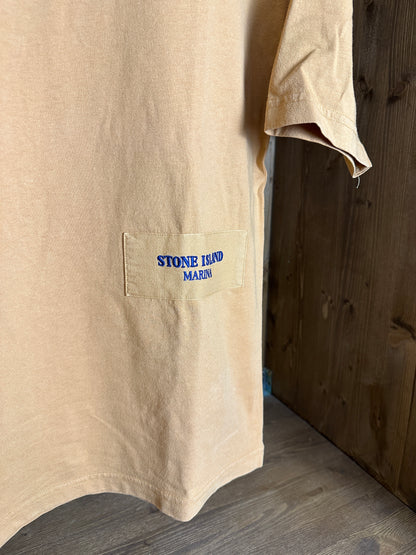 SS22 MARINA TEE in Yellow Ocre