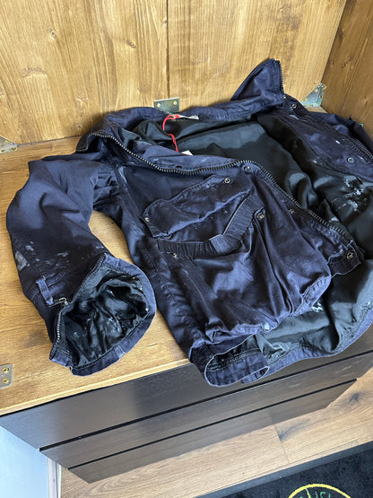 AW90s RASO GOMMATO WHITE COVER in Midnight Blue